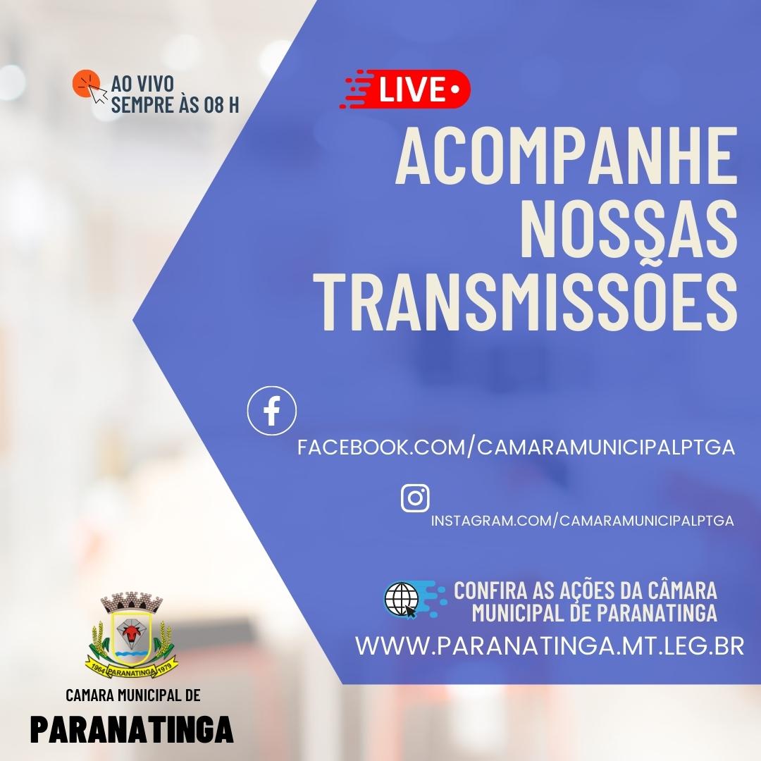 Acompanhe as Sessões Ao Vivo