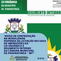 AVISO DE CONTRATAÇÃO NA MODALIDADE DISPENSA DE LICITAÇÃO   Nº 07/2024.