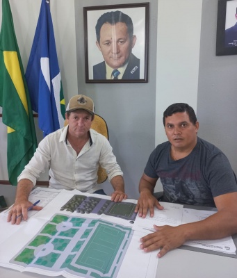 Labiga protocola projeto arquitetônico para futura construção  de Praça  no Bairro Cibrazem 